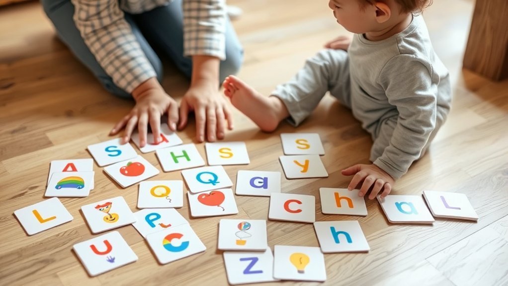 active alphabet learning game