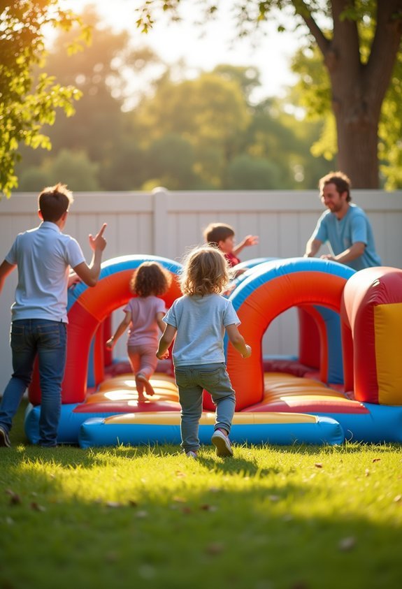 backyard adventure obstacle course