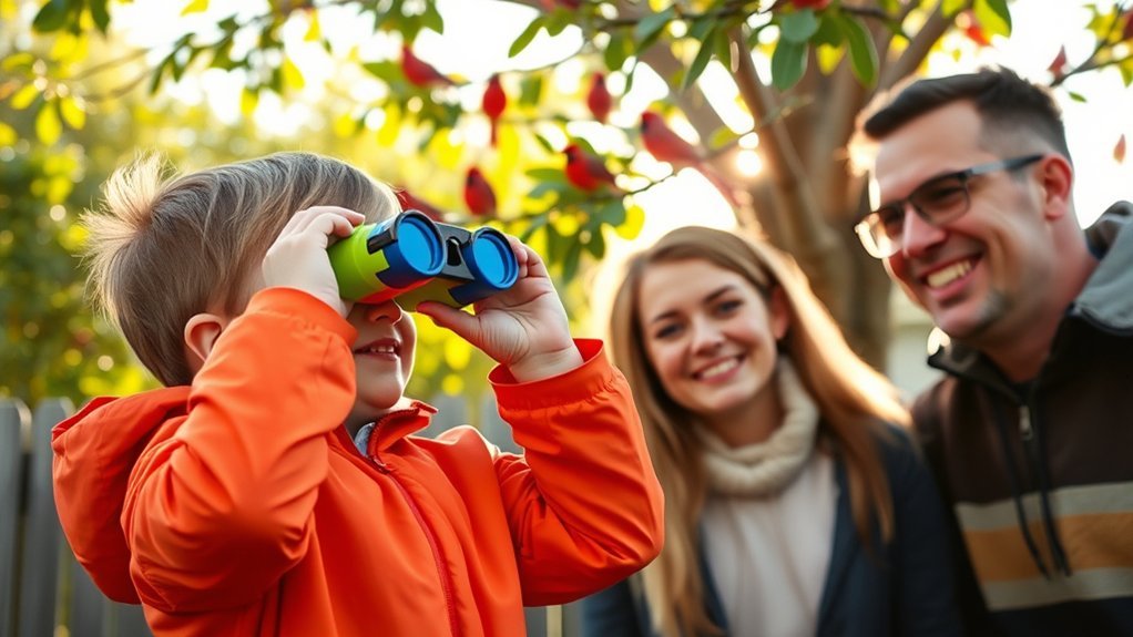 backyard bird watching fun