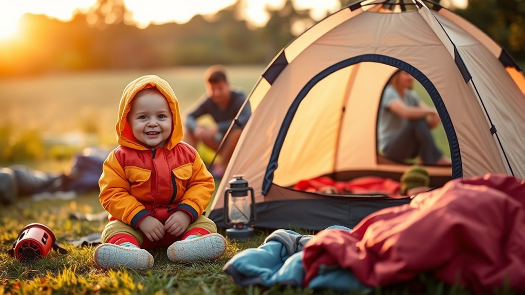 backyard camping for toddlers