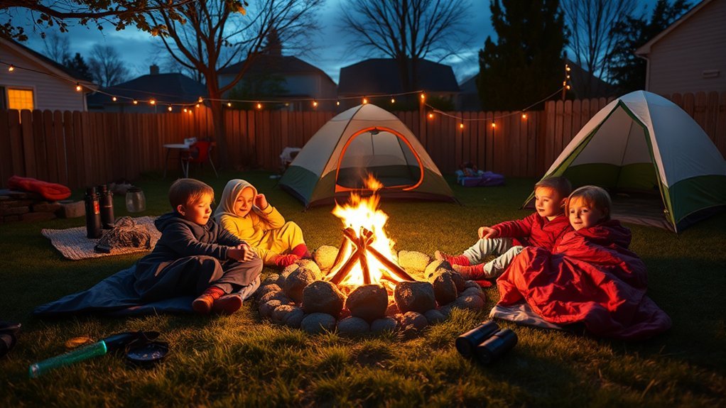 backyard camping teamwork activities