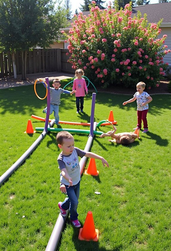 backyard obstacle course fun