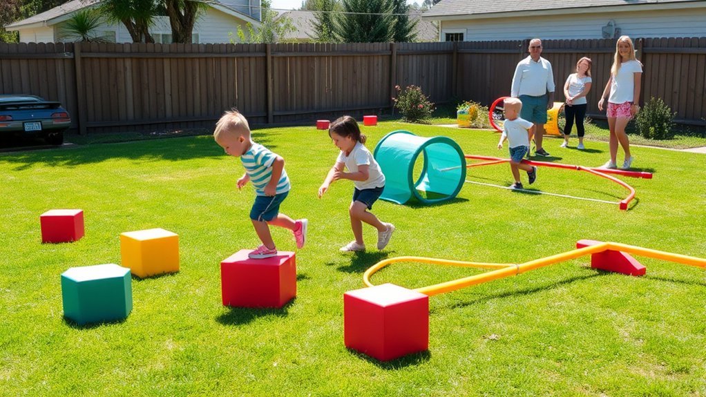 backyard obstacle course fun