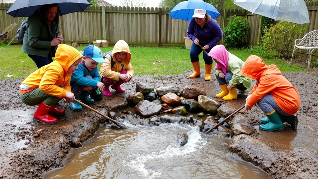 backyard waterway engineering fun
