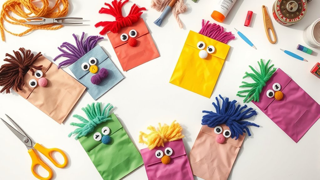 brown bag puppet fun