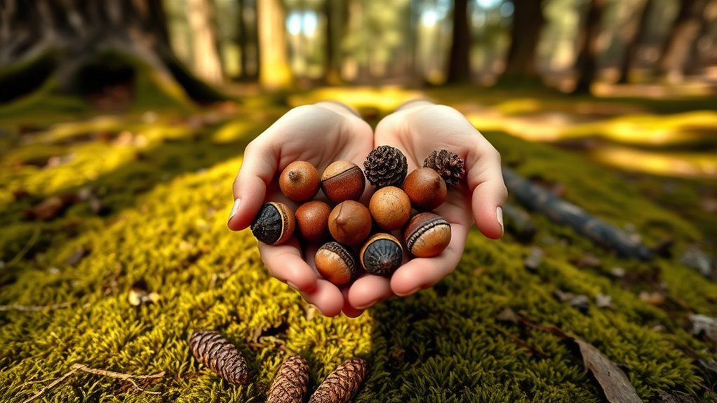 brown nature scavenger hunt