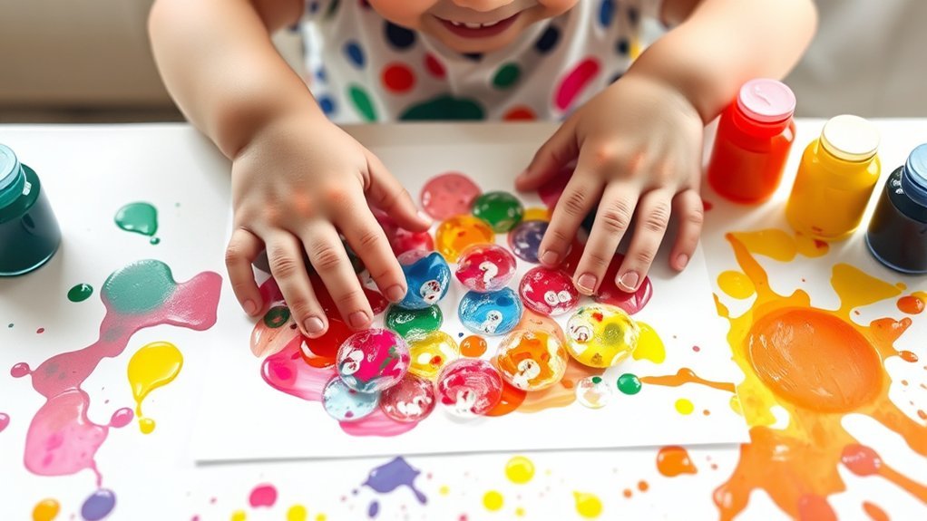 bubble wrap art fun