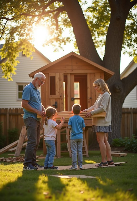 building together creating memories