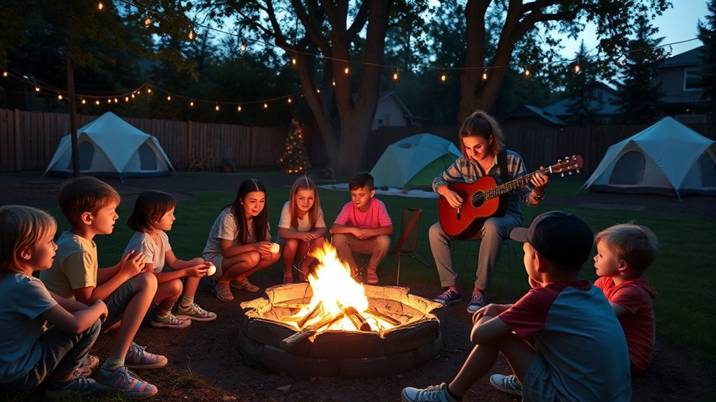 camping songs and harmonies