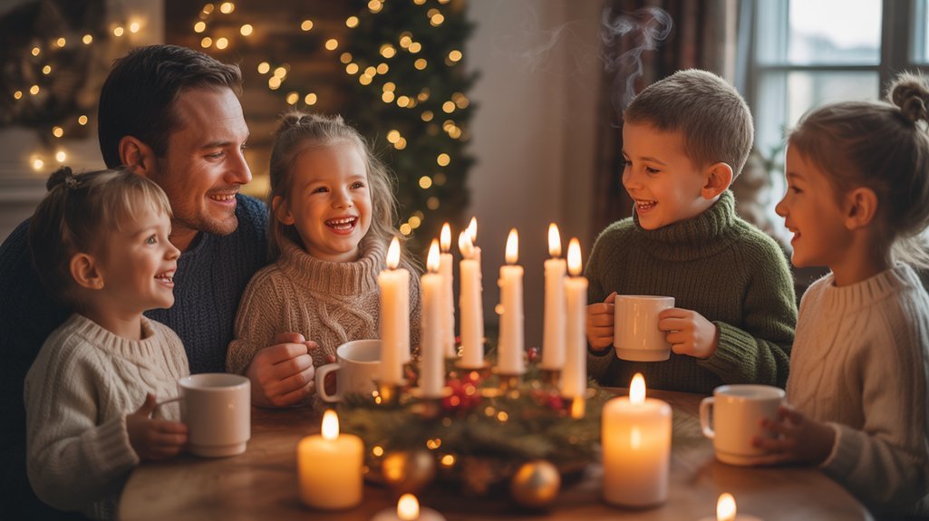 candlelit ambiance and connection