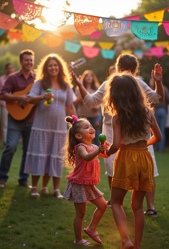 celebrate with music and dance