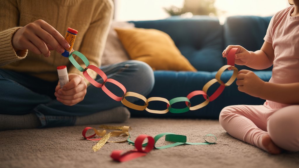 christmas countdown chain craft