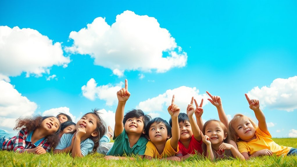 cloud watching storytelling activity