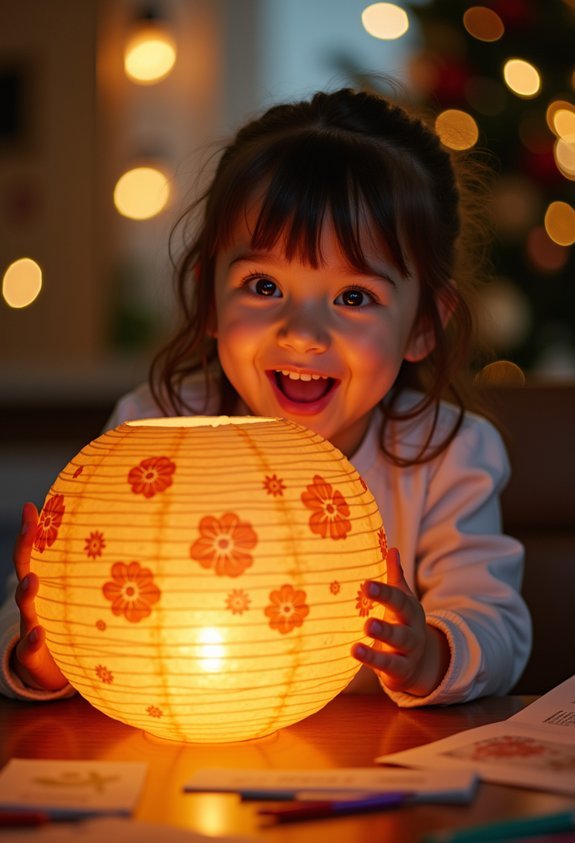 colorful diy lantern creations