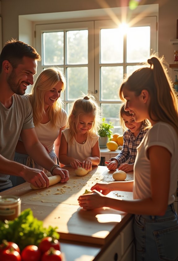 cooking together strengthens bonds