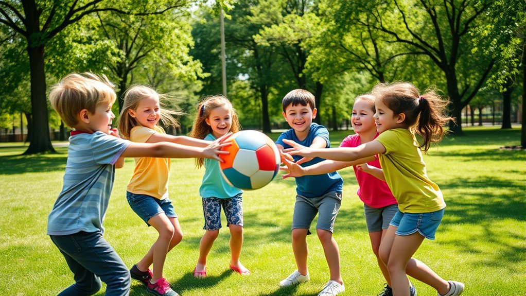 cooperative sibling ball activities