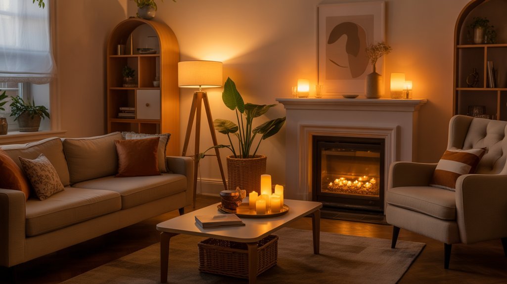 cozy candlelit story night
