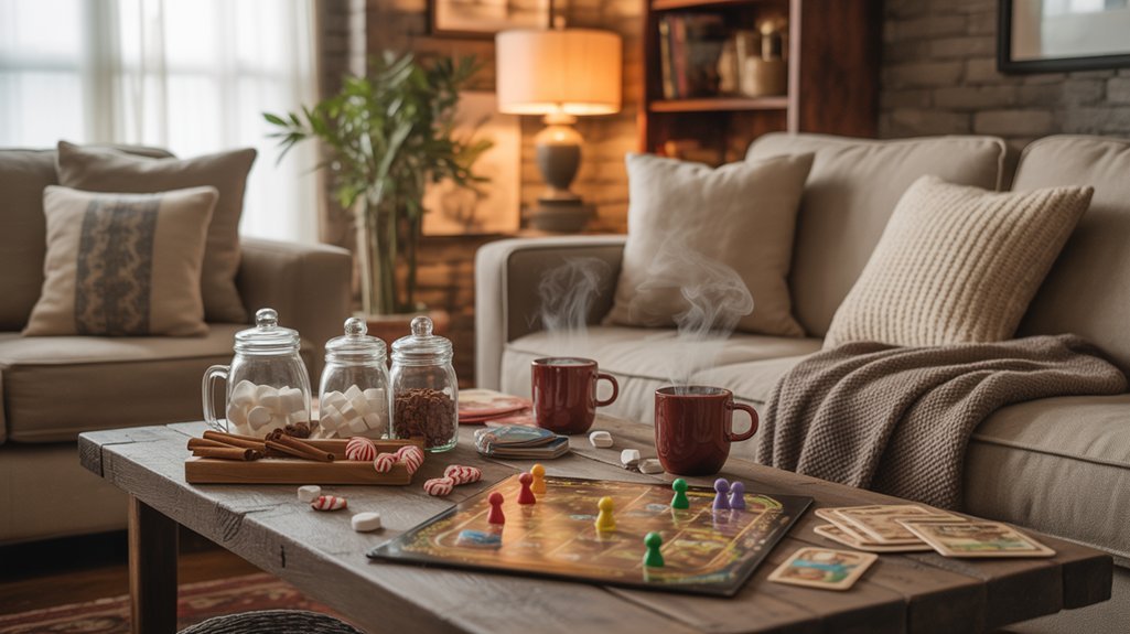 cozy cocoa and games