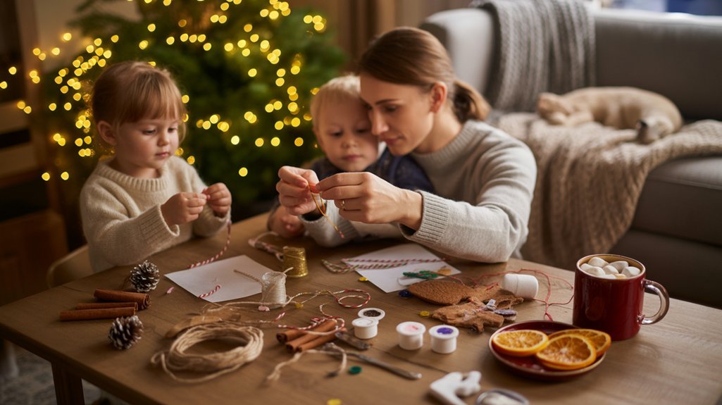 cozy diy ornament crafting
