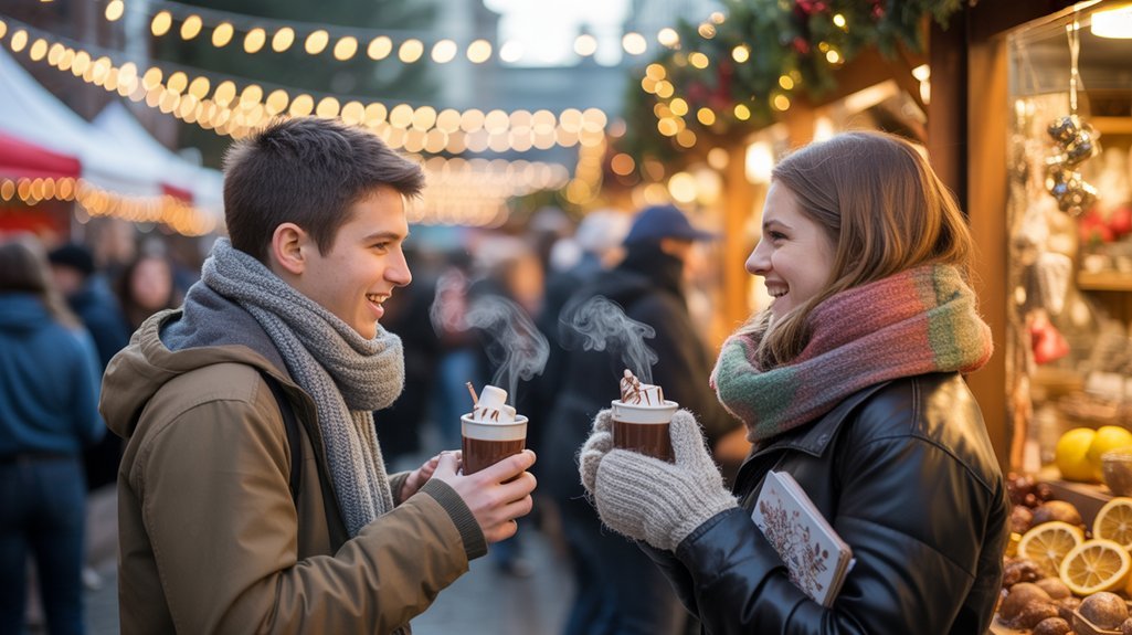 cozy holiday market crawl