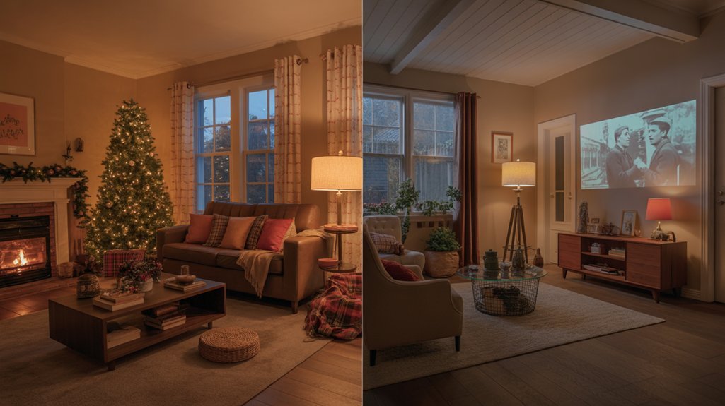 cozy movie marathon night