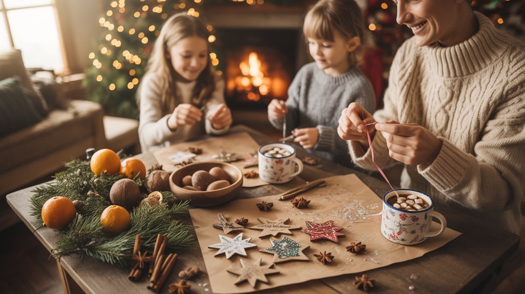 cozy ornament making night joy