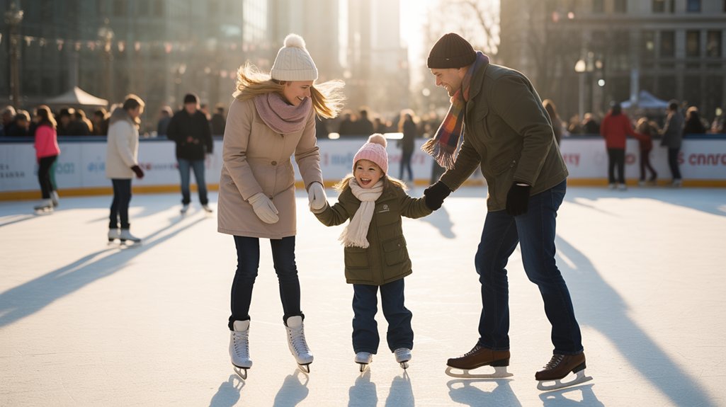 cozy skating photo fun