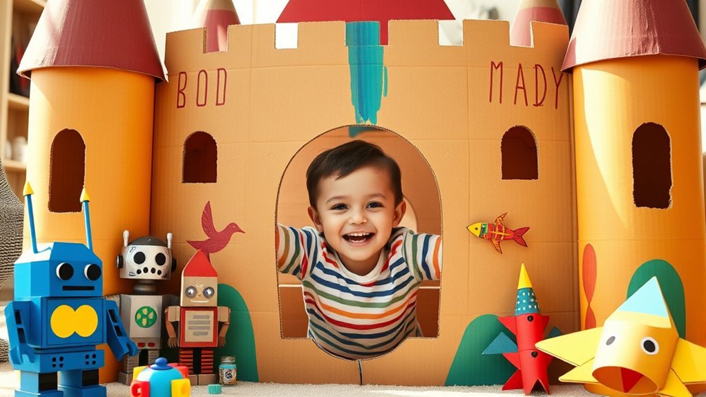 creative cardboard box projects