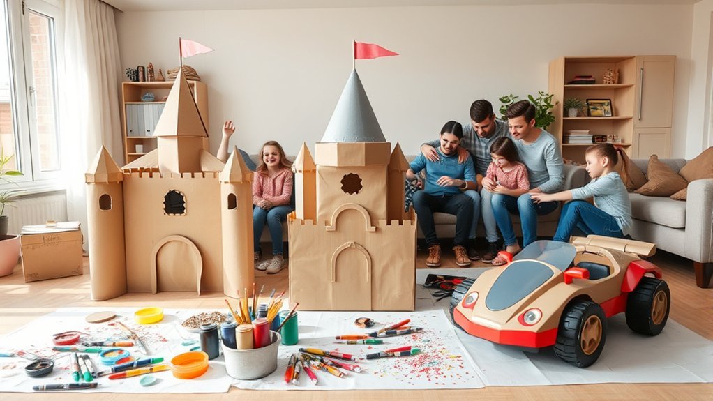creative cardboard playtime adventures