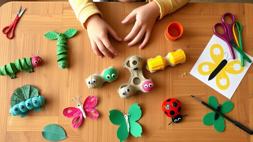 creative egg carton crafts