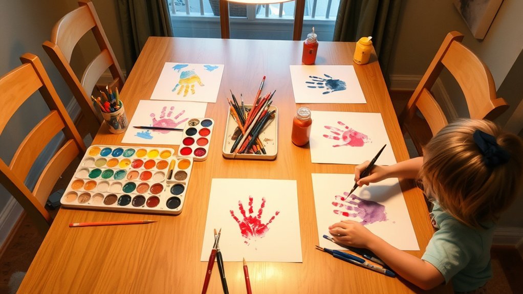 creative family painting activities