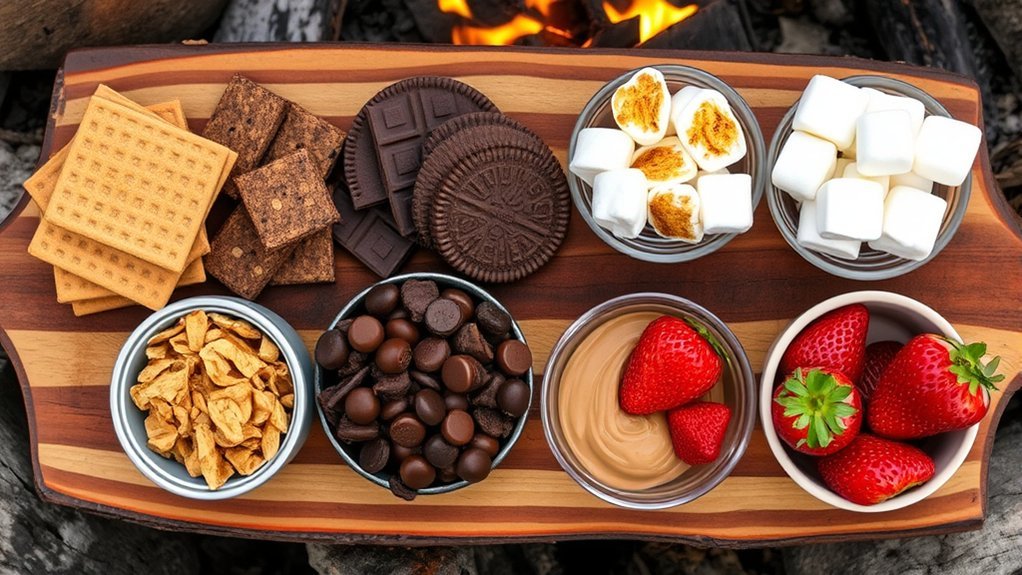 creative s mores toppings bar