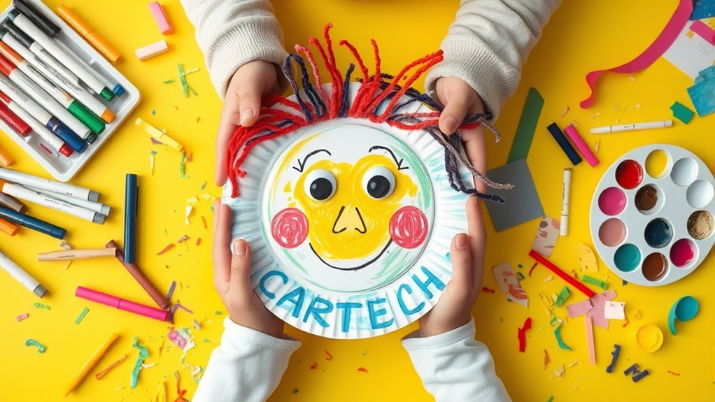 creative self portraits activity