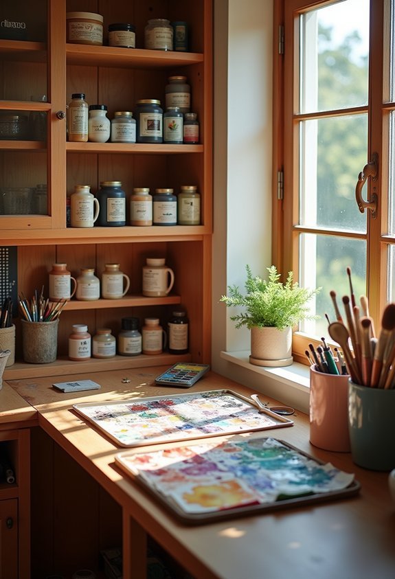 creative storage for hobbies