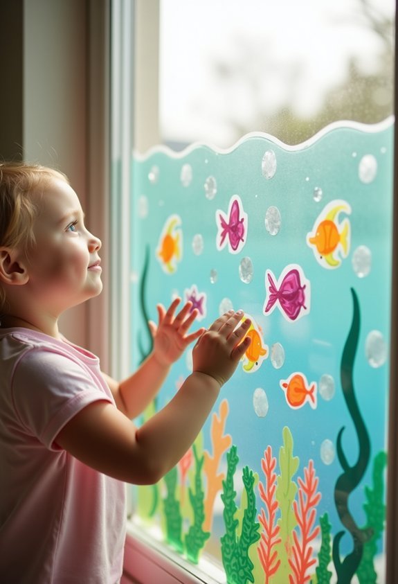 creative window cling fun