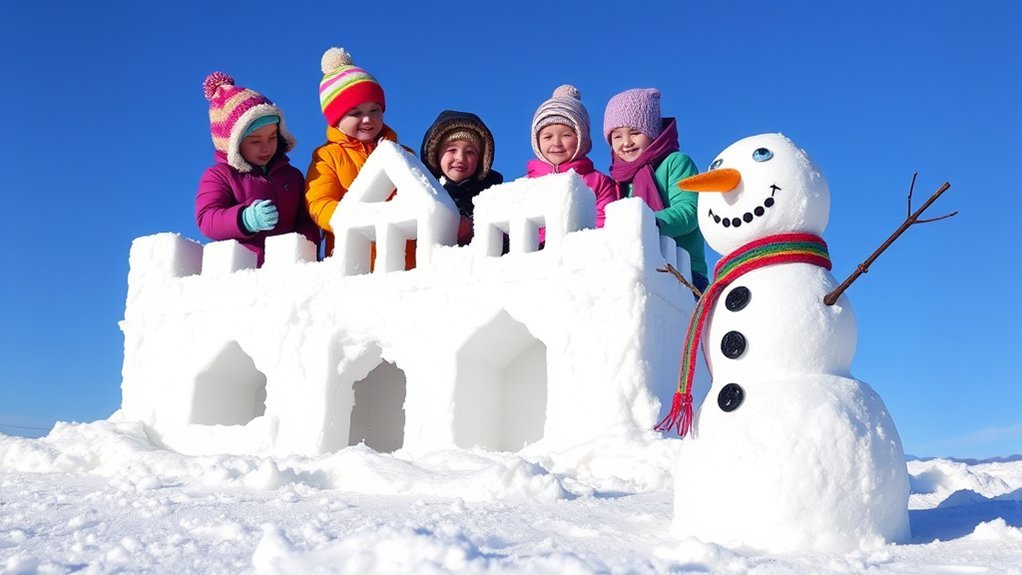 creative winter construction activities