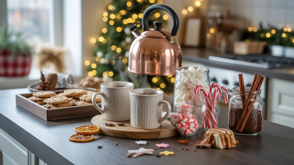 diy festive hot cocoa bar