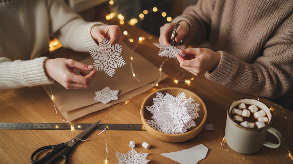 diy paper snowflakes instructions