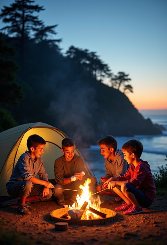 dramatic coastal family adventure