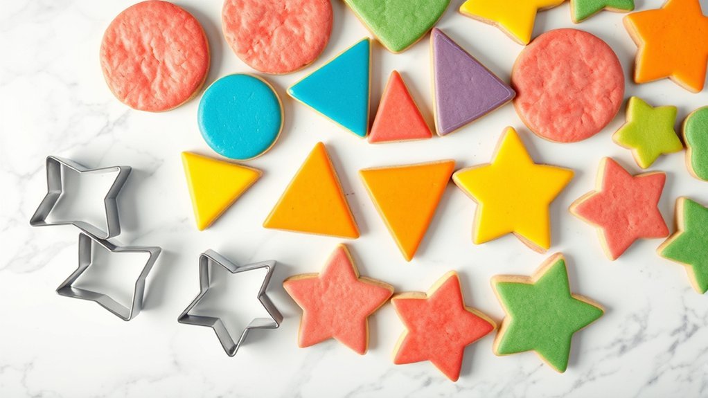 edible geometry with cookie cutters