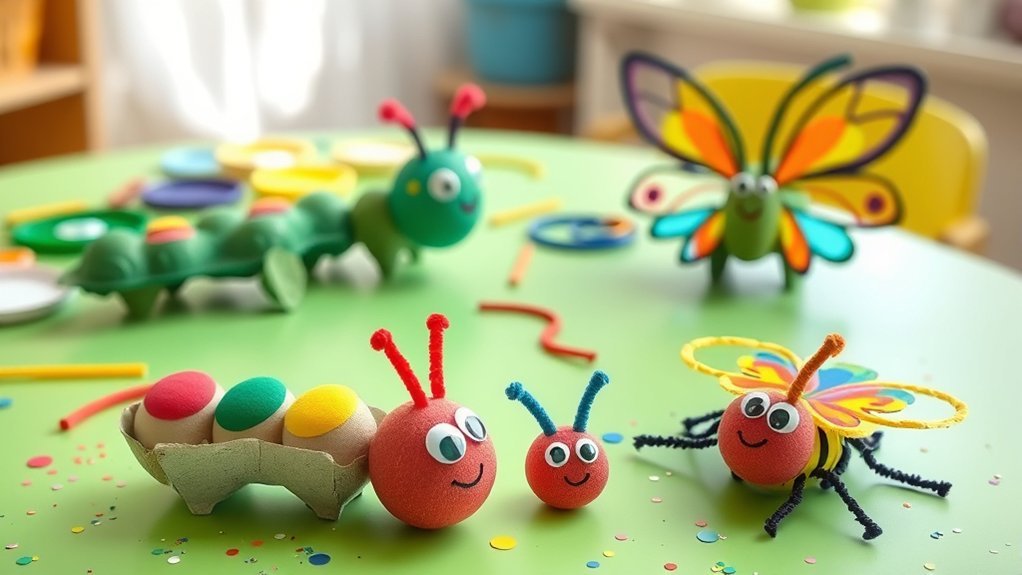 egg carton craft project