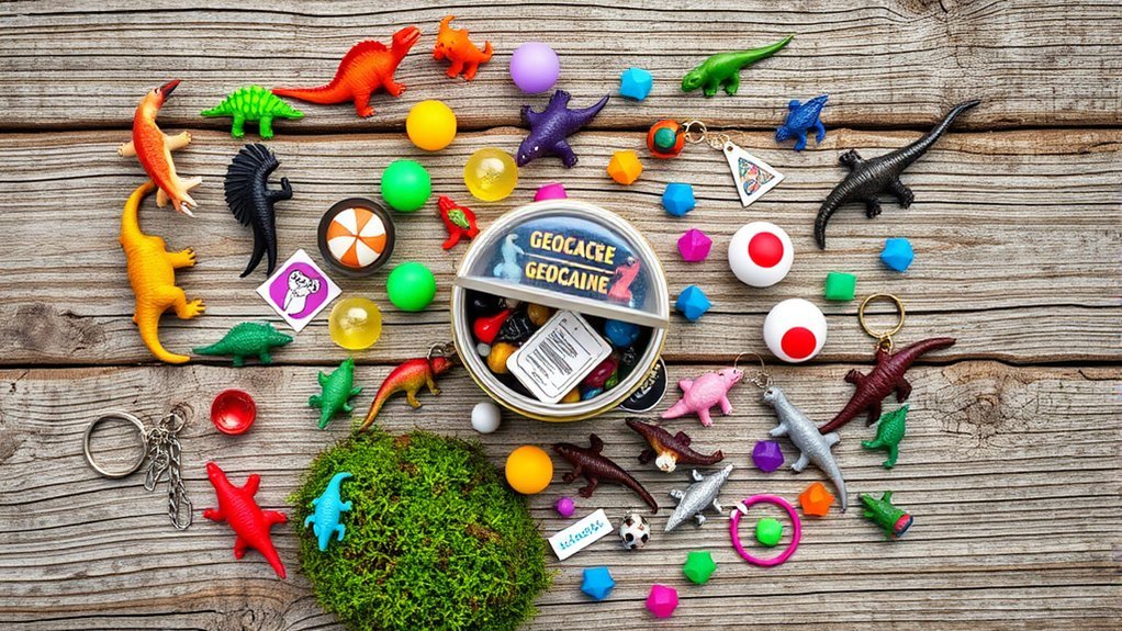 exciting trade items for geocaching