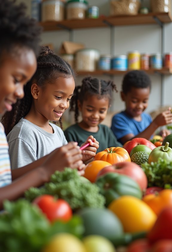 families fighting hunger together