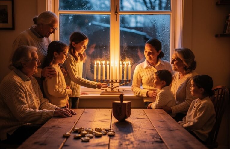 family bonding during hanukkah