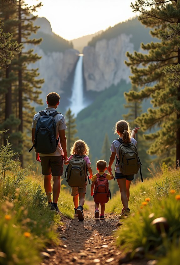 family bonding through backpacking