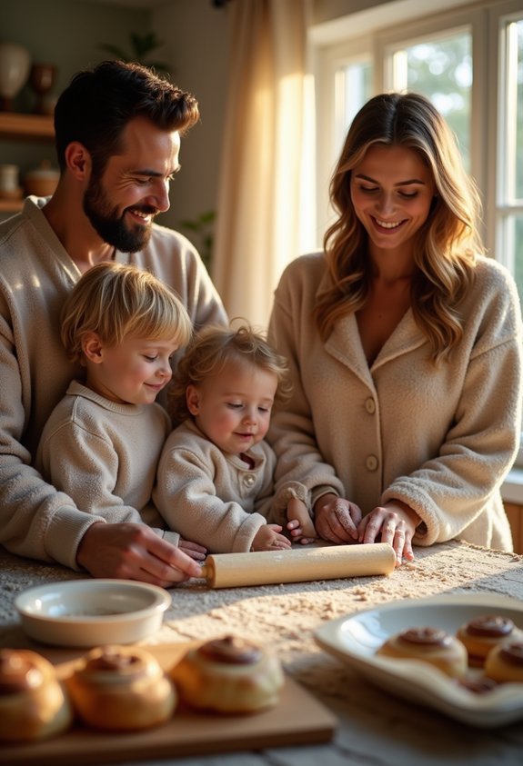 family bonding through baking