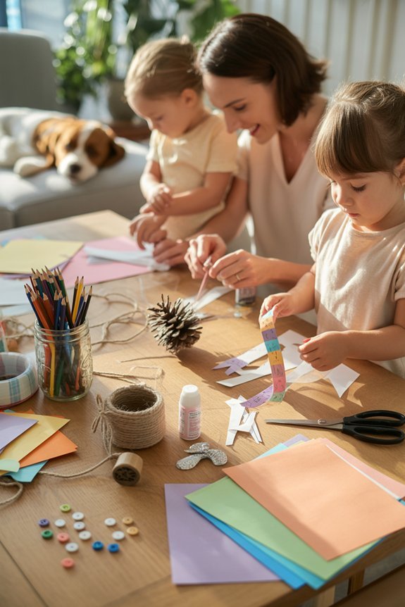 family bonding through crafts