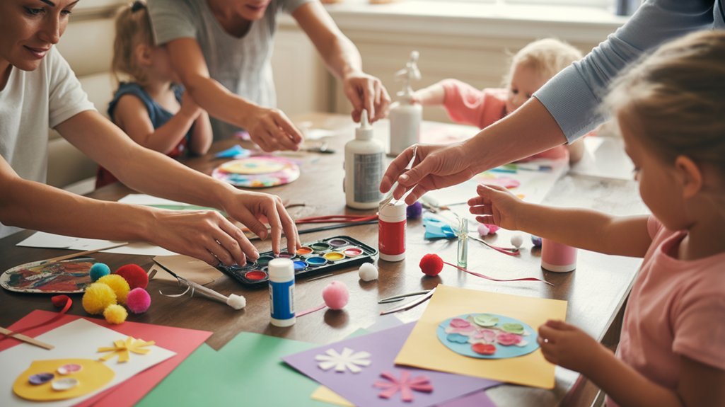 family bonding through crafts