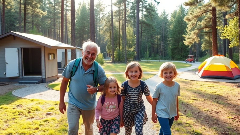 family friendly campground selection