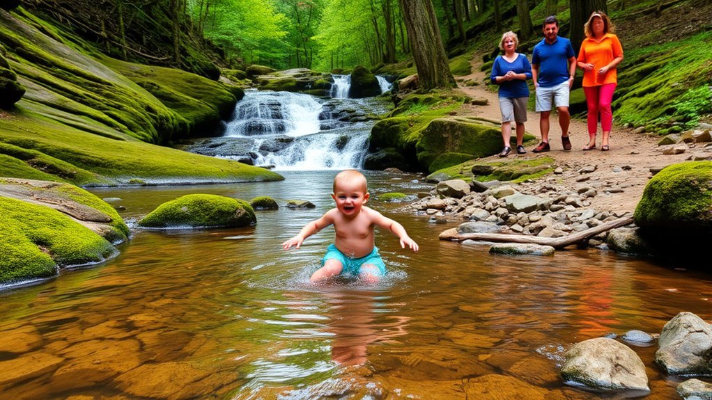 family friendly waterfall trail